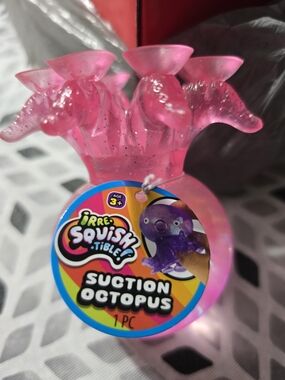 Pink Suction Octopus Sensory Toy